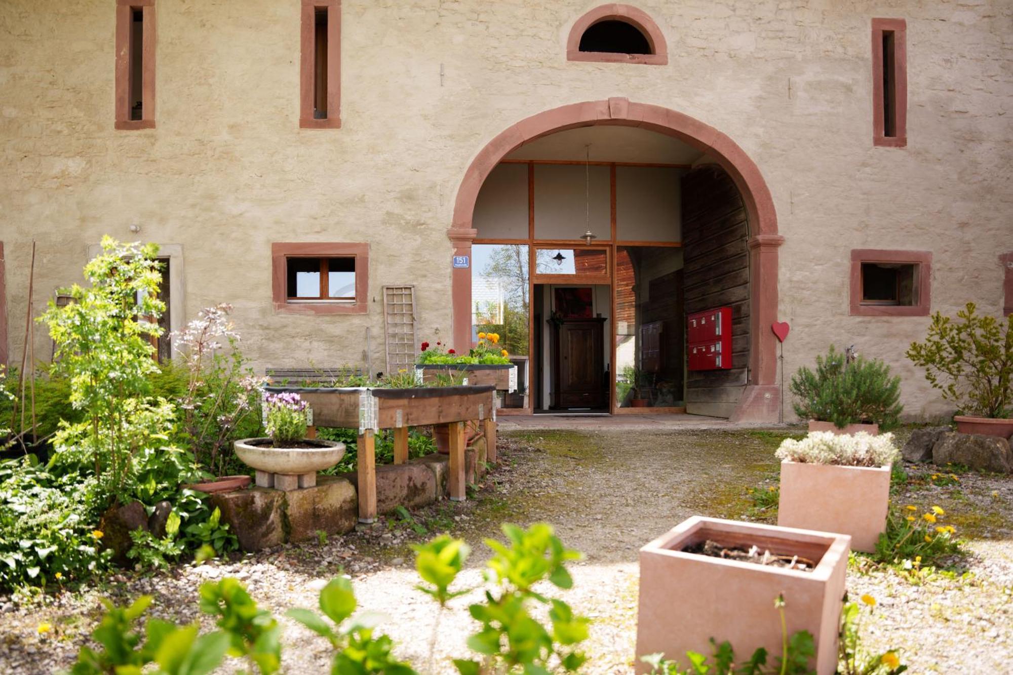 Ferienwohnung Alte Scheune Шопфхайм Экстерьер фото